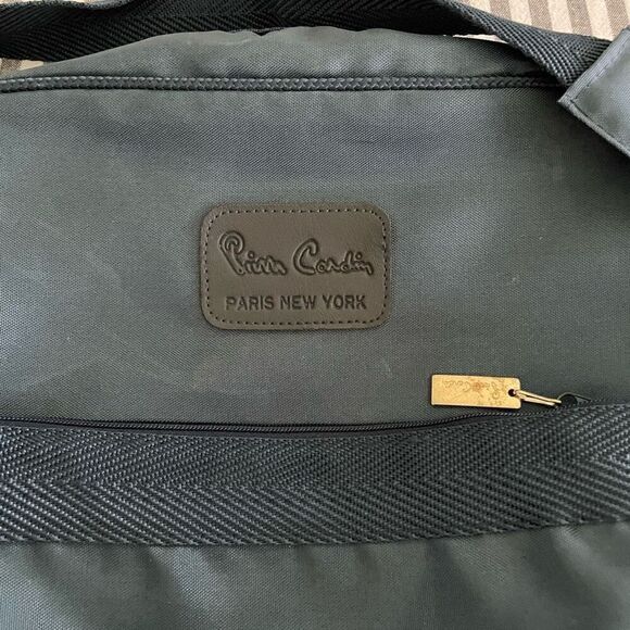 Vintage Pierre Cardin Blue Canvas Travel Tote - Picture 2 of 6